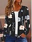 cheap Women&#039;s Blouses &amp; Shirts-Women&#039;s Shirt Blouse Floral Casual Holiday Print Black Long Sleeve Daily Basic Square Neck Fall &amp; Winter