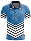 baratos Roupas de golfe masculinas-Homens Camisa polo de caminhada Prata Vermelho Preto Manga Curta Proteção Solar Proteção Solar UV Blusas Roupas de golfe, roupas, roupas, roupas