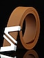 abordables Ceintures pour Homme-Homme Écharpes Ceinture Ceinture pour homme Ceinture Taille Noir Blanche faux cuir Alliage Moderne Contemporain Couleur Unie / Unie Vacances Tenue quotidienne Décontracté Quotidien