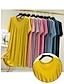 cheap Women&#039;s Nightgowns &amp; Sleepshirts-Women&#039;s Pajamas Nightgown Nightshirt Dress Pure Color Simple Casual Soft Home Daily Bed Polyester Breathable Crew Neck Short Sleeve Summer Spring Black Yellow