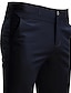 tanie Sukienka spodnie-Męskie Garnitury Spodnie Spodnie codzienne Spodnie garniturowe Kieszeń Solidne kolory Zdatny do noszenia Na zewnątrz Pełna długość Dom Praca Moda Moda miejska Biało-szary Czarny Elastyczny