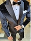 Χαμηλού Κόστους Κοστούμια-μαύρα κόκκινα μπορντώ ανδρικά κοστούμια γάμου 3 τεμαχίων μονόχρωμη προσαρμοσμένη εφαρμογή μονόστομο με ένα κουμπί 2024
