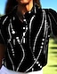 olcso Tervező kollekció-Női POLO trikó Fekete Kék Rövid ujjú Napvédő Felsők Női golffelszerelések ruhák ruhák, ruházat