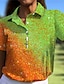 baratos Coleção de designers-Mulheres Camisa polo de caminhada Violeta Rosa claro Azul Manga Curta Proteção Solar Blusas Cores Gradiente Roupas femininas de golfe, roupas, roupas, roupas