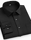cheap Men&#039;s Dress Shirts-Men&#039;s Dress Shirt Black White Light Green Long Sleeve Stripes and Plaid Turndown All Seasons Office &amp; Career Office Party Clothing Apparel