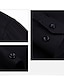 cheap Men&#039;s Dress Shirts-Men&#039;s Shirt Dress Shirt Light Blue Black White Long Sleeve Plain Lapel Spring &amp;  Fall Business Casual Clothing Apparel