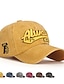 cheap Men&#039;s Hats-Men&#039;s Baseball Cap Black Yellow 100% Cotton Embroidery Travel Beach Outdoor Vacation Plain Adjustable Fashion