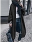 cheap Cardigans-Women&#039;s Cardigan Sweater Open Front Ribbed Knit Polyester Oversized Spring Fall Long Daily Going out Weekend Stylish Casual Soft Long Sleeve Solid Color Maillard Black Wine Army Green S M L