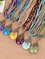 cheap Necklaces &amp; pendants-1PC Pendant Necklace For Women&#039;s Wedding Street Birthday Party Alloy Water Drop Necklace Pear