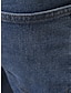 economico Jeans da uomo-Per uomo Jeans Pantaloni Jeans lavaggio scuro Pantaloni di denim Tasche Gamba dritta Liscio Comfort Traspirante Esterno Giornaliero Per uscire Misto cotone Di tendenza Informale Nero Bianco Media