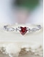 cheap Rings-Women&#039;s Rings Romantic Date Heart Ring