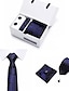 billige Tilbehør til herrer-slipssæt til mænd i kvalitet slipssæt med bokslomme firkantede manchetknapper slipssæt til bryllup 2024