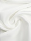 お買い得  サテンドレ-女性用 白いドレス パーティードレス サテンドレス スリット 七分袖 ミディドレス バケーション ホワイト 夏 春