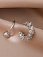 cheap Earrings-1 Pair Ear Clips For Women&#039;s Party Evening Prom Date Alloy Classic Fashion