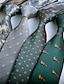 זול עניבות ועניבות פרפר לגברים-בגדי ריקוד גברים עניבות קלסי מתכווננת דפוס דפוס חתונה מסיבת יום הולדת