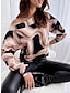 cheap Women&#039;s Blouses &amp; Shirts-Women&#039;s Shirt Blouse Graphic Print Casual Daily Basic Long Sleeve Off Shoulder Black Fall &amp; Winter