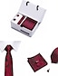 זול אביזרים לגברים-ערכת עניבה איכותית לגברים עניבה עם קופסא כיס חפתים מרובעים סט קליפס עניבה לחתונה 2024