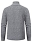 cheap Men&#039;s Pullover Sweater-Men&#039;s Pullover Sweater Jumper Mens Dress Sweaters Quarter Zip Pullover Sweater Ribbed Knit Regular Knitted Stand Collar Modern Contemporary Daily Wear Going out Clothing Apparel Winter Wine Blue S M L