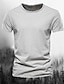 economico Magliette casual da uomo-Per uomo maglietta T-shirt Liscio Girocollo Strada Da mare Maniche corte Abbigliamento Di tendenza Originale Essenziale
