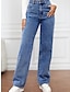 Недорогие джинсы женские-женские джинсы для мам, брюки, брюки, прямые, полная длина, хлопок, карман, микроэластичная, с высокой талией, уличная одежда, простая одежда для отдыха на природе, яйцо Робина, синий, голубой, s m,