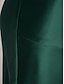 cheap Plain Skirts-Women&#039;s Skirt A Line Midi High Waist Skirts Split Ends Solid Colored Street Daily Summer Polyester Spandex Fashion Casual Black Brown Green