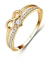 preiswerte Ringe-Damen Ringe Romantisch Strasse Schleifenband Ring