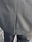 abordables Trajes-Trajes de boda para hombre negro/marfil/gris oscuro, trajes formales de negocios Grooman, muesca de 3 piezas, color sólido, corte a medida, botonadura única, un botón 2024