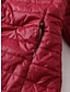 cheap Quilted Coat-Women&#039;s Parka Quilted Coat Fleece Lined Sherpa Jacket Fall Long Coat Winter Puffer Jacket Windproof Warm Heated Coat Stylish Casual Jacket Long Sleeve Plain Full Zip Black
