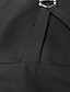 abordables Trajes-Trajes de boda para hombre gris oscuro de 3 piezas de talla grande, color liso, corte a medida, botonadura simple, dos botones, boda de otoño 2024