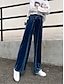 Χαμηλού Κόστους φαρδύ πόδι &amp; ψηλόμεσο-γυναικείο φαρδύ παντελόνι βελούδινο παντελόνι φαρδύ ολόσωμη τσέπη μικροελαστική ψηλόμεση μόδα streetwear πάρτι παγώνι μπλε μαύρο s m φθινόπωρο&amp;amp; χειμώνας