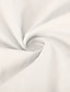お買い得  ベーシック・レディーストップス-女性用 シャツ ブラウス タートルネックシャツ 平織り カジュアル ボタン ホワイト 半袖 エレガント ファッション ベーシック スタンドカラー