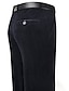 tanie Sukienka spodnie-Męskie Garnitury Spodnie sztruksowe Spodnie zimowe Spodnie Spodnie garniturowe Kieszeń Równina Komfort Oddychający Na zewnątrz Codzienny Wyjściowe Moda Codzienny Czarny Wino
