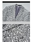 billige Blazer og jakke-paljettblazer for menn 70-talls disco retro blazer mote glitrende balljakke pluss størrelse normal slim fit enkeltspent enknapps sølvgull 2024