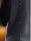 abordables Chalecos de punto-Mujer Chaleco suéter Escote en Pico Estriado Tejer Polyester Punto Botón Verano Otoño Diario Festivos Noche Elegante Casual Suave Sin Mangas Color puro Negro Caqui Beige Tamaño Único
