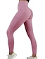 ieftine Leggings-Pentru femei Zvelt Colanti Pantaloni Culoare solidă Lungime totală Micro-elastic Talie Înaltă Modă Atletic Stradă Zilnic Gri Deschis Negru S M Toamnă Iarnă