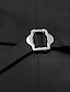 levne Obleky-tmavě šedé pánské svatební obleky 3dílné více než velké jednodílné jednořadé střih na míru se dvěma knoflíky podzimní svatba 2024