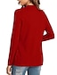 Χαμηλού Κόστους Ζακέτες-γυναικεία πλεκτή ζακέτα παλτό κλασικό v λαιμόκοψη μακρυμάνικο ανοιχτό μπροστινό πουλόβερ φθινοπωρινό μονόχρωμο ζακέτες κρασί s m l