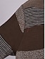 cheap Design Cotton &amp; Linen Dresses-Women&#039;s Casual Dress Cotton Linen Dress Loose Dress Maxi Dress Cotton Linen Print Basic Classic Daily Vacation Crew Neck Long Sleeve Spring Fall Winter Wine Brown Striped