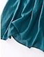 abordables concevoir des robes en coton et lin-Robe casual Robe d&#039;été en coton Femme Robe mi-longue Lin basique Classique Extérieur du quotidien Vacances Col V Poche Demi Manches Automne Ample Blanche bleu marine Violet Plein M L XL 2XL
