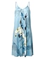 ieftine Rochii Casual Mărime Plus-rochie de damă plus mărime curbă din două piese cu decolteu în V cu imprimeu cu mâneci lungi de toamnă de primăvară rochie maxi lungă casual rochie de zi cu zi lejeră