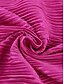 olcso Buliruhák-Női Party ruha Koktélruha Bodycon Fodrozott Állógallér Harang Hosszú ujj Mini ruha Születésnap Vakáció Világos rózsaszín Arcpír rózsaszín Tél