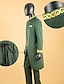 abordables Trajes-Trajes africanos de color negro burdeos para hombre, trajes dashiki de 2 piezas de talla grande, color sólido, ajuste estándar, un solo pecho, un botón, 2024
