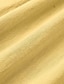 Недорогие Платья с принтом-Жен. Повседневное платье Этническое платье Платье в стиле 50-х годов длинное платье платье макси Желтый Хаки Светло-синий Длинный рукав Цветочный принт С принтом Лето Весна V-образный вырез Мода