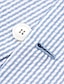 זול חליפות-חליפות גברים כחולות חתונת חוף אביב קיץ פסי סיכה 2 חלקים בצבע אחיד בהתאמה סטנדרטית עם שני כפתורים חד חזה 2024