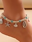 cheap Anklets-Ankle Bracelet Fashion Artistic Elegant Women&#039;s Body Jewelry For Party Evening Daily Retro Alloy Starfish Silver 1pcs