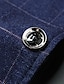 cheap Men&#039;s Classic Blazers-Men&#039;s Blazer Outdoor Daily Wear Warm Button Pocket Fall Winter Plaid Fashion Streetwear Lapel Regular Black Blue Light Blue Jacket