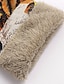 billige sherpa jakker-Dame Vinterjakke Fleece jakke Sherpa jakke Teddyfrakke Daglig I-byen-tøj Efterår Vinter Normal Frakke V-hals Løstsiddende Hold Varm Retrorød Afslappet Jakker Langærmet Træer / blade Lomme Hvidt
