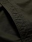 voordelige Cargo Jassen-Voor heren Outdoor jas Tactische jas Buiten Alledaagse kleding Warm Vetoketju Zak Herfst Winter Effen Modieus Streetwear Revers Normaal Zwart Khaki Leger Groen Jacks