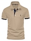 cheap Men&#039;s Golf Clothing-Men&#039;s Golf Polo Shirt White Red Dark Navy Sun Protection Top Golf Attire Clothes Outfits Wear Apparel