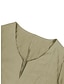 cheap Basic Women&#039;s Tops-Women&#039;s Shirt Blouse Linen Plain Asymmetric Casual Daily Solid Basic Long Sleeve V Neck White Summer Spring